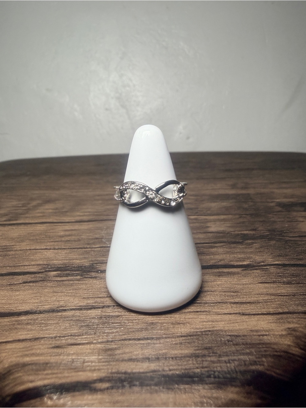 Sterling Silver Infinity Ring in Silver Size 8